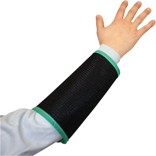 Manchette en maille de canne &agrave; double &eacute;paisseur Kut Gard, Nylon, 9", ASTM ANSI niveau A4, Noir Ontario Packaging