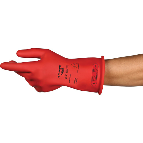 ActivArmr&reg; RIG R011RUL Ultra-Lightweight Electrical Insulated Gloves, ASTM Class 0, Size 8, 11" L Ontario Packaging