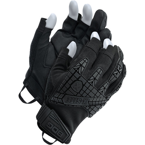 X-Site&reg; Impact Trigger Finger Gloves, Suede Palm, Size X-Small Ontario Packaging