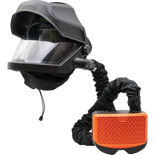 PEAKAIR MAXSHIELD&reg; with Flip-Front & X90VX ADF Blower Kit, Facepiece Respirator, Lithium-Ion Battery Ontario Packaging