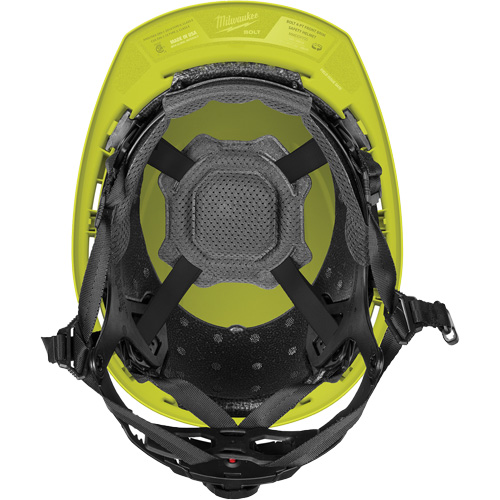 BOLT Front Brim Safety Helmet, Meets CSA Type 2, Ratchet Suspension, Non-Vented Ontario Packaging