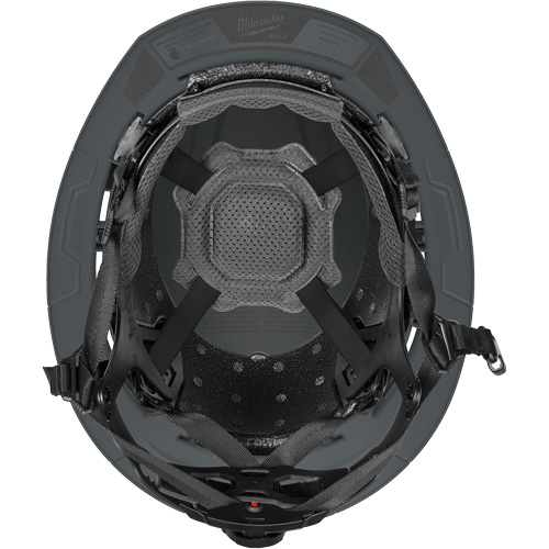 BOLT 4-Point Full Brim Safety Helmet, Ratchet Suspension, ANSI Type II/CSA Type 2 Ontario Packaging