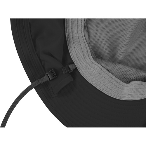 Chapeau de garde forestier 8934 Chill-Its avec prot&egrave;ge-nuque, grand/ T-grand, Noir Ontario Packaging