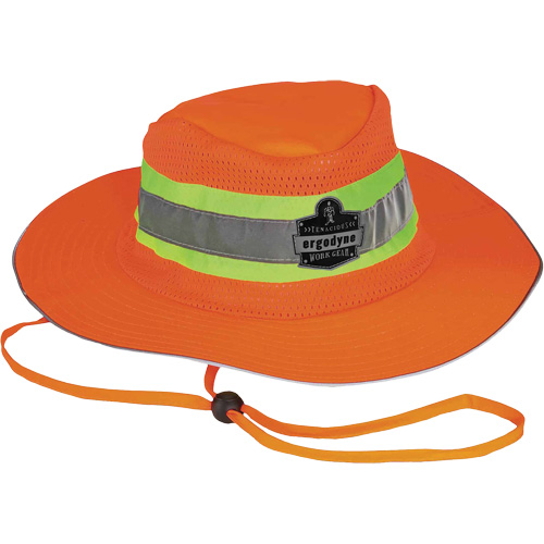 Chapeau de soleil de garde forestier GloWear 8935, petit/moyen, Orange haute visibilit&eacute;, Polyester Ontario Packaging