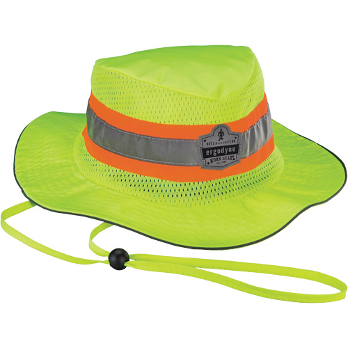 Chapeau de soleil de garde forestier GloWear 8935, petit/moyen, Jaune lime haute visibilit&eacute;, Polyester Ontario Packaging
