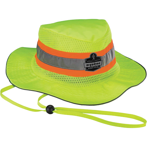 Chapeau de soleil de garde forestier de refroidissement en microfibre Chill-Its 8935MF , petite/moyenne, Lime haute visibilit&eacute; Ontario Packaging
