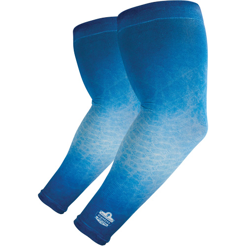 Chill-Its 6695 Sun Protection Arm Sleeves, X-Large/2X-Large, Blue Ontario Packaging
