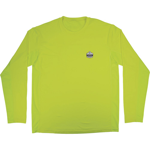 Chemise de refroidissement &agrave; manches longues avec protection solaire et UV Chill-Its 6689, Jaune lime haute visibilit&eacute;, Petit Ontario Packaging