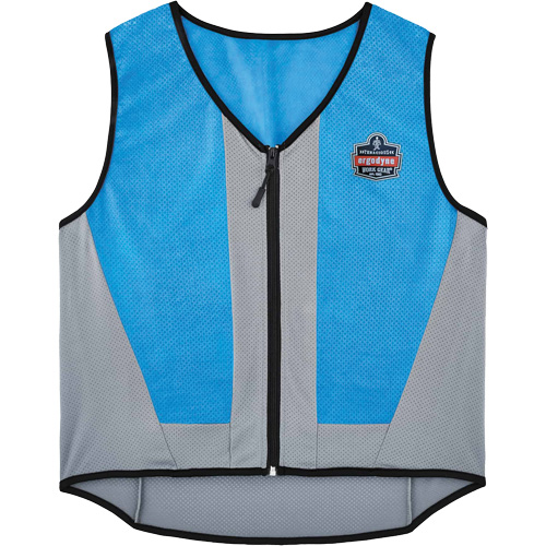 Veste de refroidissement &eacute;vaporatif Chill-Its 6667 avec fermeture &agrave; glissi&egrave;re, 5T-Grand, Bleu Ontario Packaging