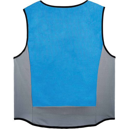 Veste de refroidissement &eacute;vaporatif Chill-Its 6667 avec fermeture &agrave; glissi&egrave;re, 5T-Grand, Bleu Ontario Packaging