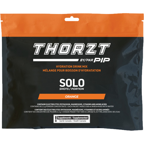 M&eacute;lange de boisson hydratante sans sucre en portion unique THORZT, Emballage-portion, Orange Ontario Packaging