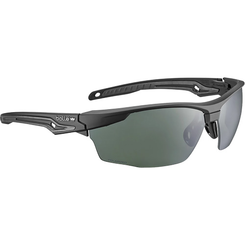 Tryon BSSI Ballistic Safety Glasses, Grey Lens, Anti-Fog/Anti-Scratch/Polarized, ANSI Z87+ Ontario Packaging