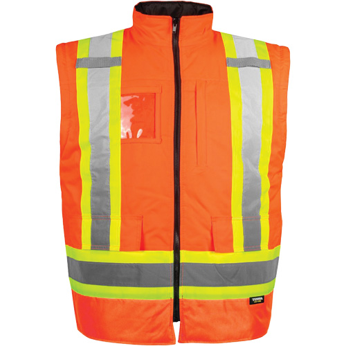 High-Visibility 7-in-1 Jacket, Polyester, High Visibility Orange, Large Ontario Packaging