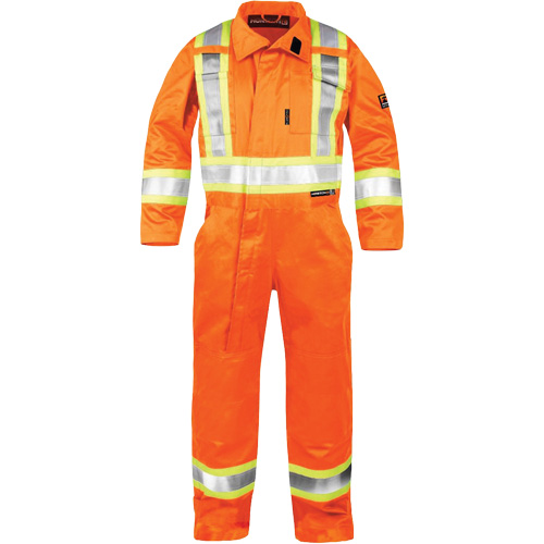 Combinaison ignifuge haute visibilit&eacute;, Taille 5T-Grand, Orange Ontario Packaging
