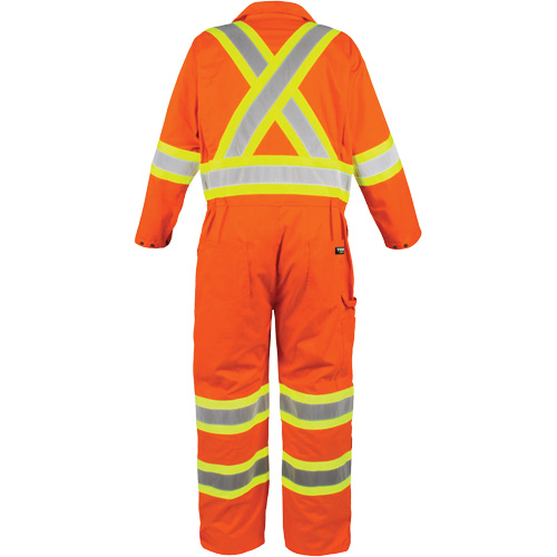 High-Visibility Unlined Coveralls, Small, High Visibility Orange Ontario Packaging