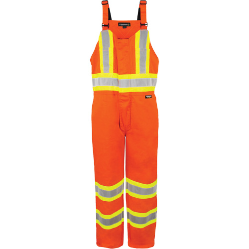 High-Visibility Unlined Overalls, X-Large, High Visibility Orange Ontario Packaging