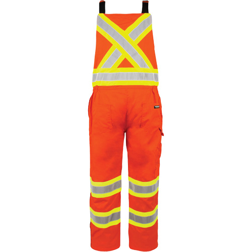 High-Visibility Unlined Overalls, X-Large, High Visibility Orange Ontario Packaging