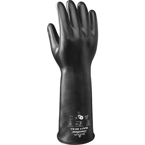 Gants r&eacute;sistant &agrave; l'acide & aux produits chimiques 981, Taille 2T-Grand/11, 14" lo, Caoutchouc butyle/Viton, 28 mils Ontario Packaging