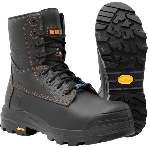 Bottes de travail Metpro Flex avec protecteur m&eacute;tatarsien, Cuir, Taille 9, Imperm&eacute;able Ontario Packaging