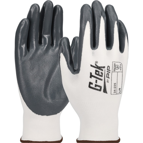 G-Tek&reg; Economy Seamless Knit Glove, X-Small, Nitrile Coating, 13 Gauge, Nylon Shell Ontario Packaging
