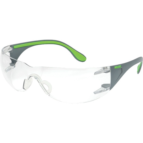 Lunettes de s&eacute;curit&eacute; gris/vert Adapt Lite, Lentille Transparent, Antibu&eacute;e/Anti-&eacute;gratignures, ANSI Z87+/R&eacute;pond ou surpasse la norme CSA Z94.3 Ontario Packaging