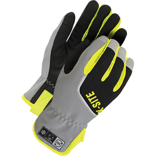 Gants de performance X-Site doubl&eacute;s, r&eacute;sistants &agrave; la coupe et compatibles avec les &eacute;crans tactiles, Taille Moyen, Enveloppe en Thinsulate/Microfibre/Spandex, ASTM ANSI niveau A5 Ontario Packaging