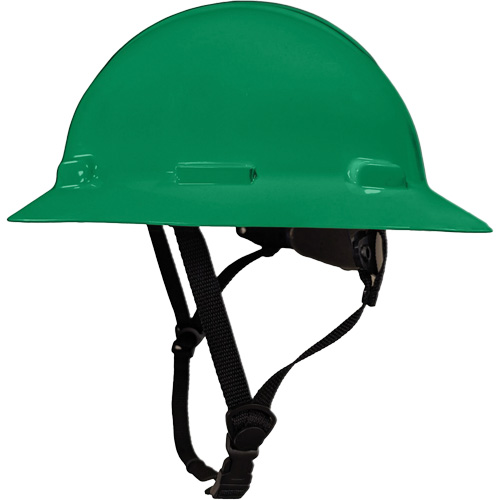 LIDGUARD&reg; Full Brim Hardhat with Chinstrap, Meets CSA Type 1, Ratchet Suspension, Vented Ontario Packaging
