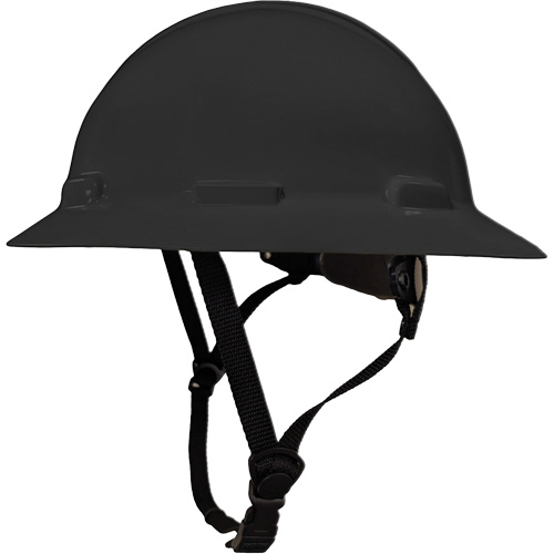 LIDGUARD&reg; Full Brim Hardhat with Chinstrap, Meets CSA Type 1, Ratchet Suspension, Vented Ontario Packaging