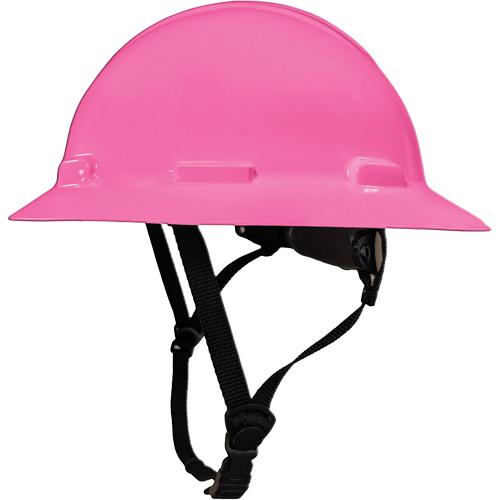 LIDGUARD&reg; Full Brim Hardhat with Chinstrap, Meets CSA Type 1, Ratchet Suspension, Vented Ontario Packaging