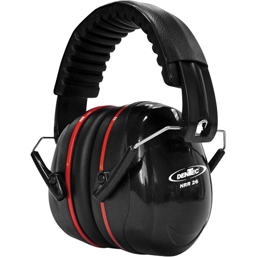 SEALTEC 500 Series Earmuff with Stainless Steel Dual Arms, Folding Headband, 26 dB NRR dB Ontario Packaging