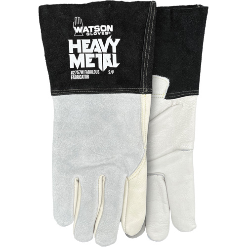 Womans Fabulous Fabricator Welding Gloves, Grain Cowhide, Size Small Ontario Packaging