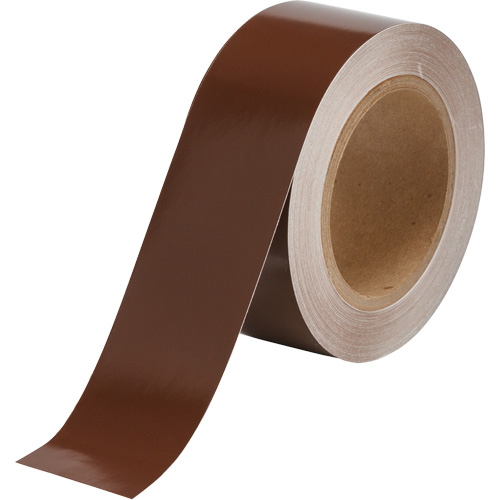 Pipe Marker Tape, 90', Brown Ontario Packaging