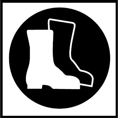 &eacute;tiquettes avec pictogramme Right to Know - Bottes, Vinyle, Feuille, 5/8" lo x 3/4" la Ontario Packaging