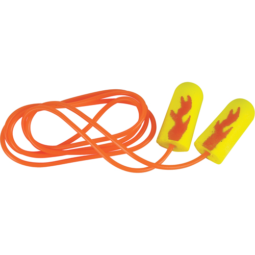E-A-Rsoft Yellow Neon Blasts Earplugs, Bulk - Polybag, Corded Ontario Packaging