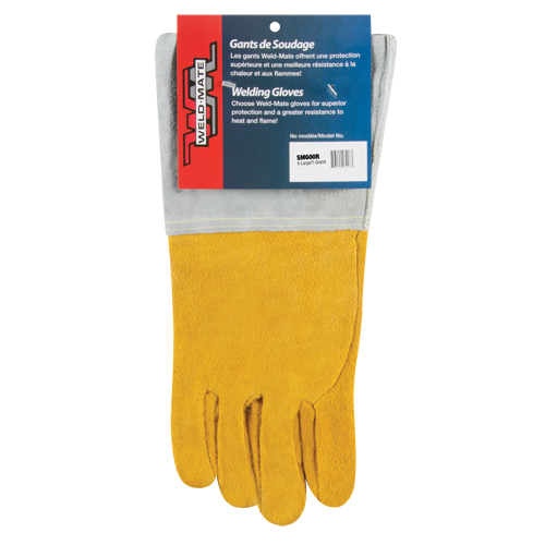 Superior Fit TIG Welding Gloves, Split Deerskin, Size X-Large Ontario Packaging
