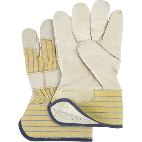 Gant pour ajusteur doubl&eacute;s pour l'hiver r&eacute;sistant &agrave; l'abrasion, Dames, Paume en Cuir fleur de vache, Doublure en Molleton de coton Ontario Packaging