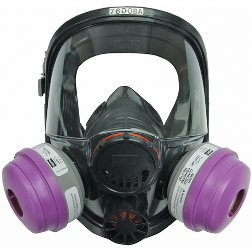 North&reg; 7600 Series Full Facepiece Respirator, Silicone, Large/Medium/Medium/Large Ontario Packaging