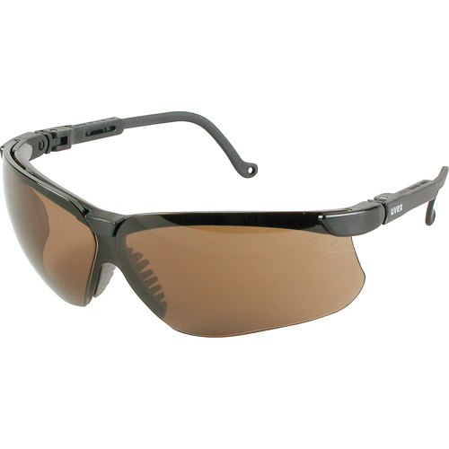 Uvex&reg; Genesis&reg; Safety Glasses, Brown Lens, Anti-Fog/Anti-Scratch, Meets/Exceeds CSA Z94.3 Ontario Packaging