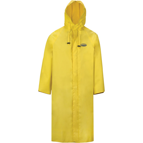 V&ecirc;tements imperm&eacute;ables Hurricane ignifuges et r&eacute;sistants &agrave; l'huile, manteau de 48', 5T-Grand, Jaune Ontario Packaging