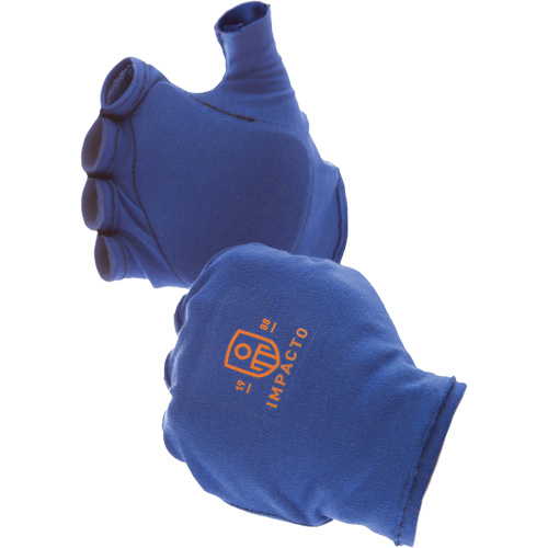 Doublures antichocs pour gants sans doigts, main droite, 6/T-petit, Paume en Synth&eacute;tique, Poignet &agrave; enfiler Ontario Packaging