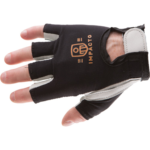 Anti-Impact Right-Hand Glove, X-Small, Goatskin/Split Leather Palm, Hook & Loop Cuff Ontario Packaging