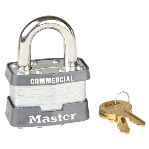 Pin Tumbler Padlock, Keyed Alike, Laminated Steel, 1-3/4" Width Ontario Packaging