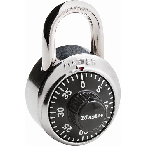 Padlock, Combination, Hardened Steel, 1-7/8" Width Ontario Packaging