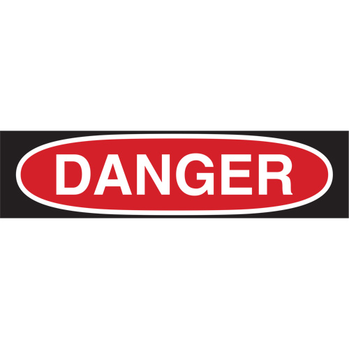 "Danger" Sign, 10" x 14", Polystyrene, Bilingual Ontario Packaging