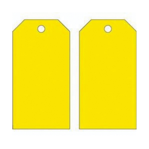 Blank Accident Prevention Tags, Metal, 3" W x 5-3/4" H Ontario Packaging
