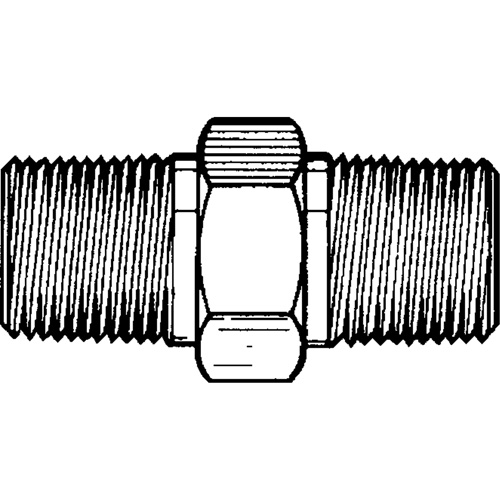 RACCORD HEXAGONAL MALE1/8"-1/8"NPT,LAITON, Laiton Ontario Packaging