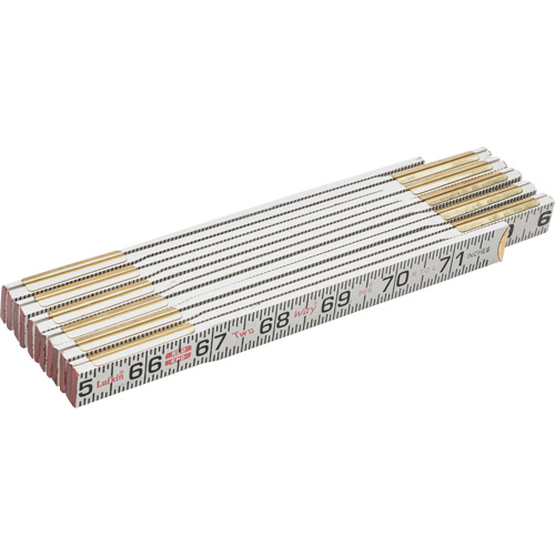 R&egrave;gle Red End Two Way, 6' lo, Bois, Graduations de 1/16" Ontario Packaging