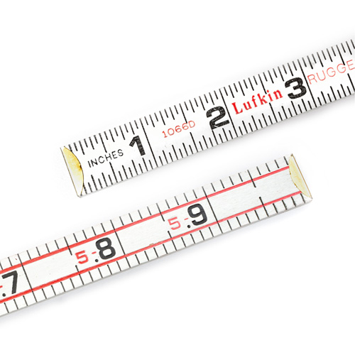 Red End&reg; Engineer's Scale Rule, 6' L, Wood, 1/16" Graduations Ontario Packaging