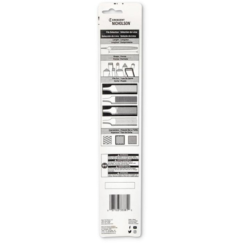 Lime d'affûtage, Plat, 8", Simple/double Ontario Packaging