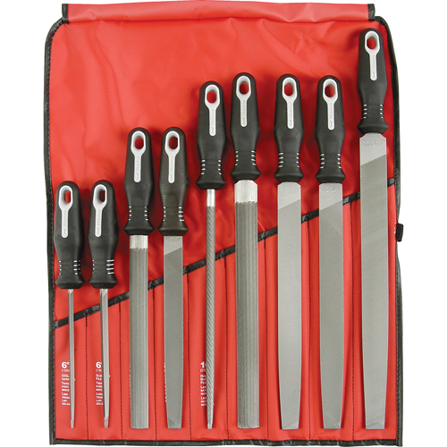 9-Piece Ergonomic File Set, 9 Pcs Ontario Packaging